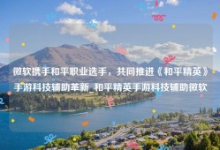 微软携手和平职业选手，共同推进《和平精英》手游科技辅助革新_和平精英手游科技辅助微软