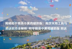 揭秘和平精英小黄鸡辅助版：高效实用工具与附送软件全解析_和平精英小黄鸡辅助版 附送软件