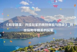 《和平精英：开挂玩家的独特体验与挑战》_开挂玩和平精英的玩家