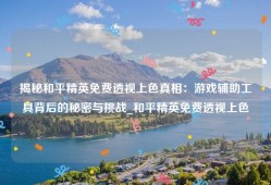 揭秘和平精英免费透视上色真相：游戏辅助工具背后的秘密与挑战_和平精英免费透视上色
