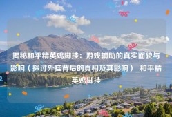 揭秘和平精英鸡脚挂：游戏辅助的真实面貌与影响（探讨外挂背后的真相及其影响）_和平精英鸡脚挂