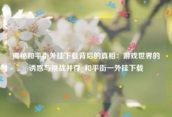 揭秘和平街外挂下载背后的真相：游戏世界的诱惑与挑战并存_和平街一外挂下载