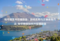 和平精英开挂辅助器：游戏优势与正确使用方法_和平精英如何开挂辅助器